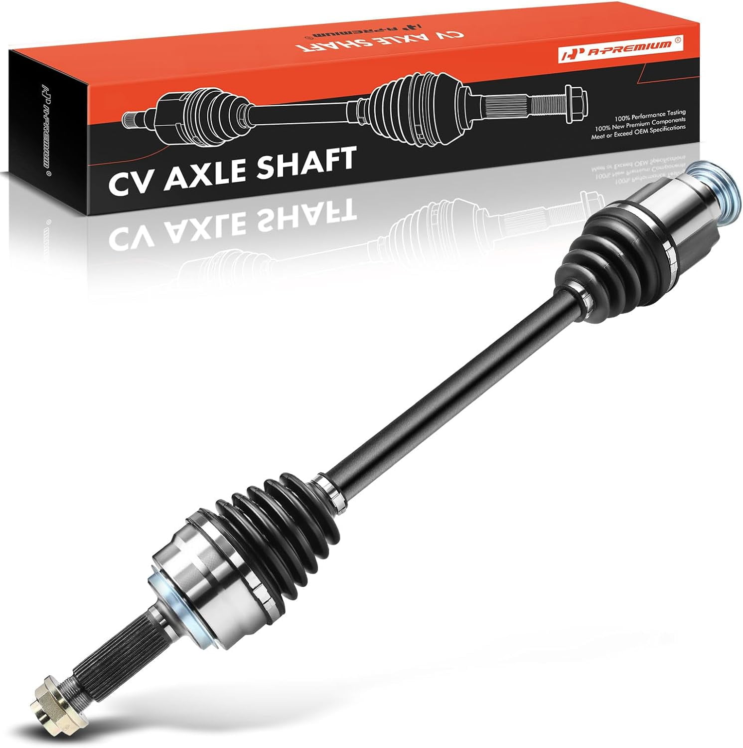 A-Premium Front Right Passenger Side CV Axle Shaft Assembly Compatible with Honda Pilot 2009-2011 Acura MDX 2007-2009 V6 3.5L 3.7L