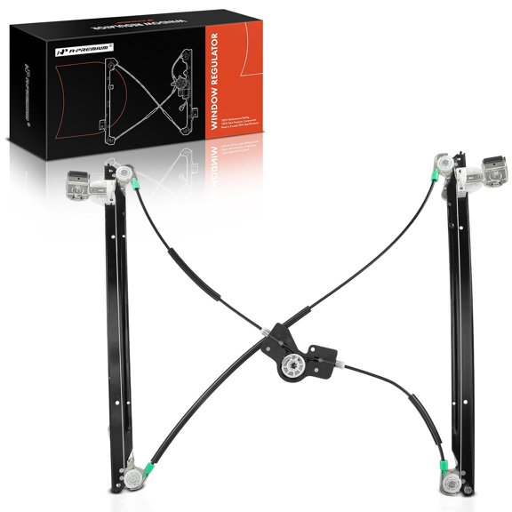 A-Premium Power Window Regulator Front Passenger Side Compatible with Dodge Grand Caravan 2004-2007, Caravan 2004-2007 & Chrysler Town & Country 2004-2007, Without Motor