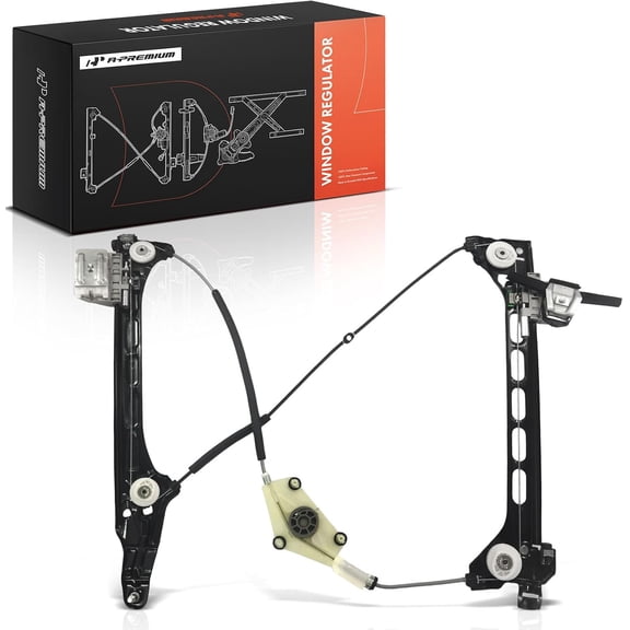 A-Premium Front Right Passenger Side Electric Power Window Regulator Without Motor Compatible with Audi TT 2008-2009, TT Quattro 2008-2014