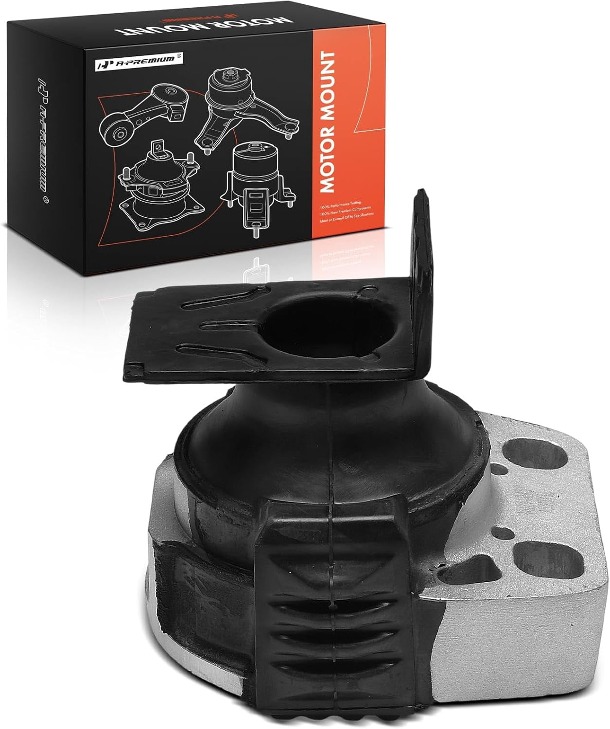 A-Premium Front Right Passenger Side Engine Motor Mount Compatible with Ford Focus 2003-2018, Transit Connect 2010-2013 & Mazda 3 2004-2013, 5 2006-2010, 3 Sport 2011-2013 & Volvo C30 2011-2012