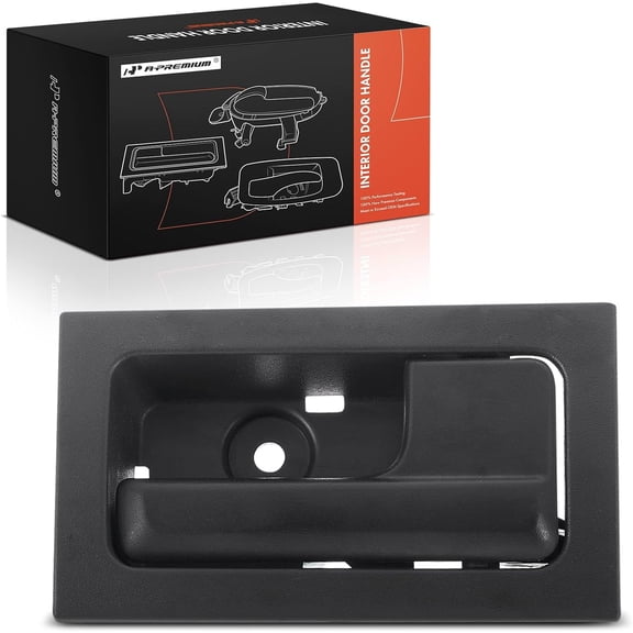 A-Premium Front Right Passenger Side Interior Door Handle Compatible with Ford F-150 F150 2009-2014, Crew Cab Pickup/Extended Cab Pickup/Standard Cab Pickup, Gray Housing with Black Lever