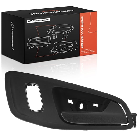 A-Premium Front Right Passenger Side Interior Door Handle Compatible with Ford Transit Connect 2014 2015 2016 2017 2018, Textured Black, Replace# DT1Z-6122600-A, DT1Z6122600A