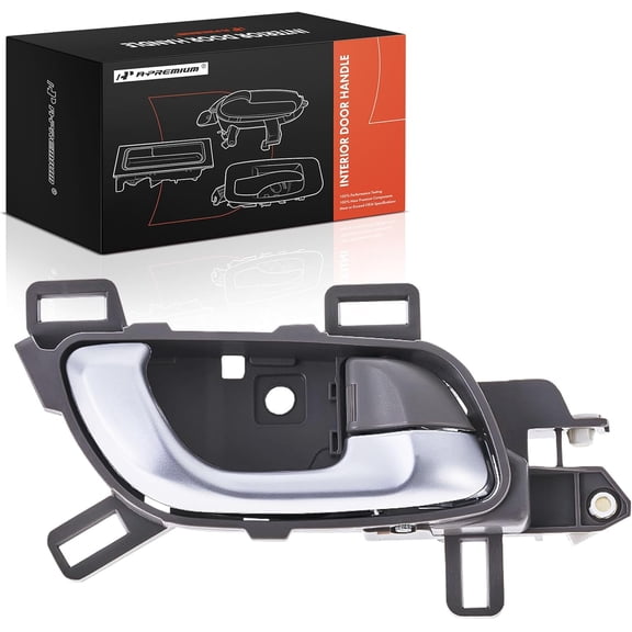 A-Premium Front Right Passenger Side Interior Door Handle Compatible with Honda Civic 2012 2013 2014 2015, Warm Gray, Replace# 72120-TR3-A01ZB, 72120TR3A01ZB