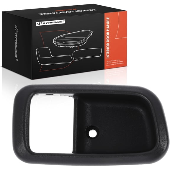 A-Premium Front Right Passenger Side Interior Door Handle Compatible with Toyota Tundra 2000-2003, Tundra 2004-2006 Extended Cab Pickup/Standard Cab Pickup, Deep Gray, Replace# 69277-0C010-B2