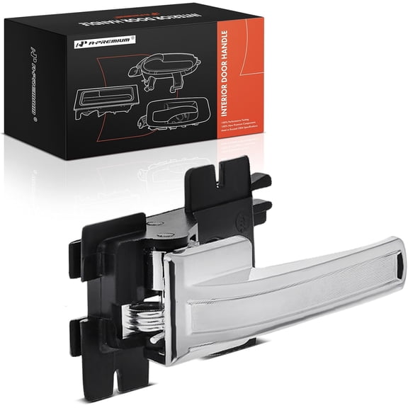 A-Premium Front Right Passenger Side Interior Door Handle Compatible with Ford Thunderbird & Mercury Cougar, 1989-1995, Chrome, Replace# E9SZ6321818A