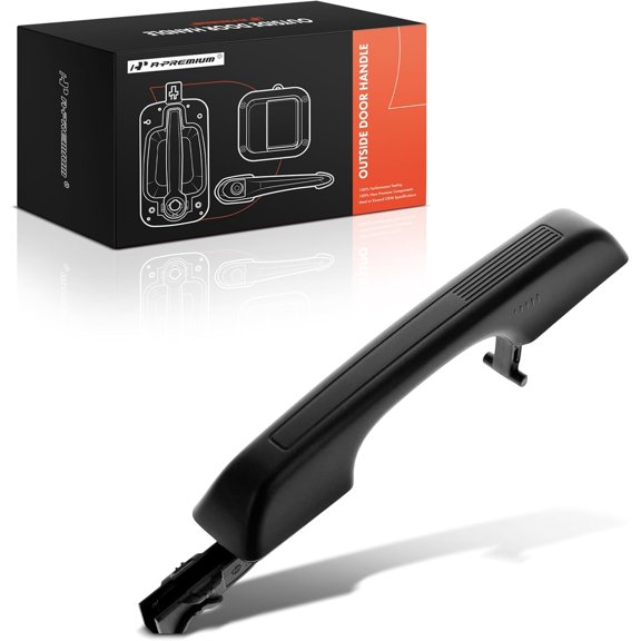 A-Premium Front Right Passenger Side or Rear Side Exterior Door Handle Compatible with Ford Bronco Sport 2021-2023, Maverick 2022-2024, Without Passive Entry System, Textured Black