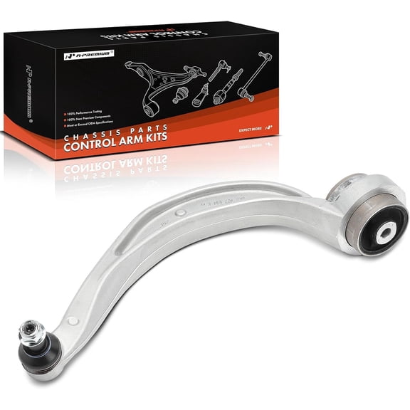 A-Premium Front Right Rearward Lower Control Arm, with Ball Joint & Bushing, Compatible with Audi A4 2010-2016, A4 allroad 2013-2016, A4 Quattro 2010-2016, Q5, A5, A5 Quattro, allroad, RS5, S4, S5