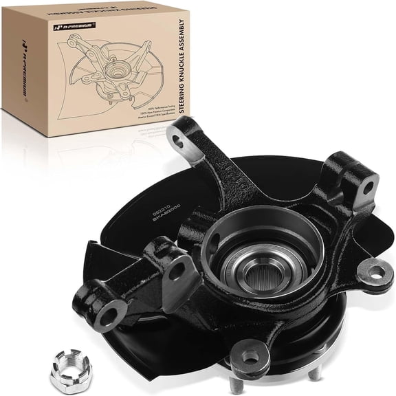 A-Premium Front Right Steering Knuckle & Wheel Bearing Hub Assembly Fit for Hyundai Tucson 2010-2013 & Kia Sportage 2011 Passenger Side
