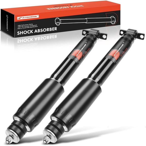 A-Premium Front Shock Absorbers Compatible with Chevy Corvette 1997-2013 2-PC Set
