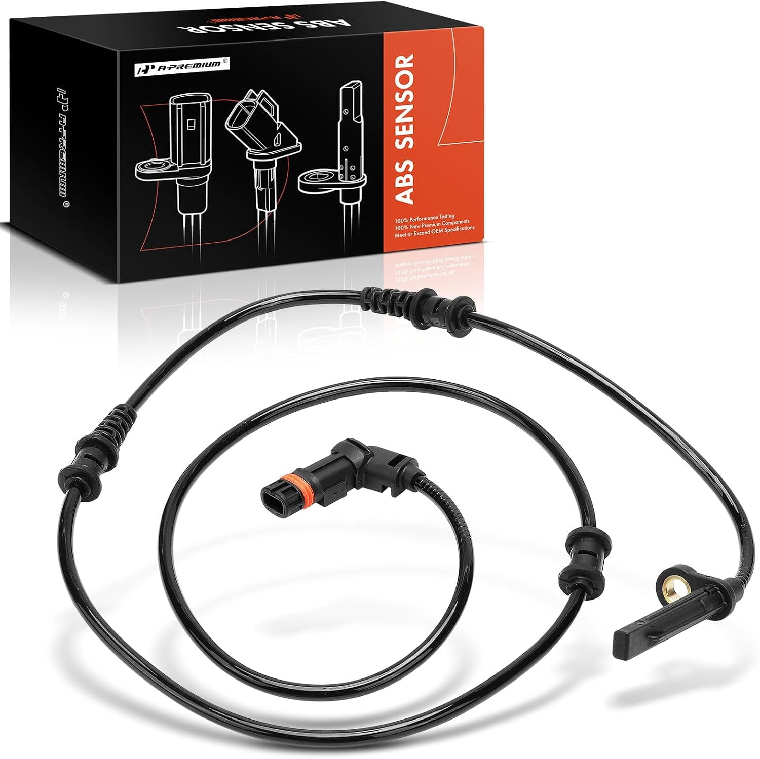 A-Premium Front Side ABS Wheel Speed Sensor Compatible with Mercedes ...