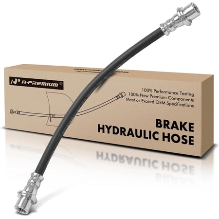 A-Premium Front Side Brake Hydraulic Hose Compatible with Select Lexus and Toyota Models - GX460 2010-2017, GX470 2003-2009, 4Runner 2003-2017, FJ Cruiser 2007-2014 - Replace# 9094702D35, 9094702F20