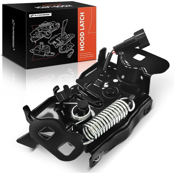 A-Premium Front Side Hood Latch Lock Assembly Compatible with Ram & Dodge Models - 1500 2011 2012 2013, Ram 1500 2010, 4WD RWD