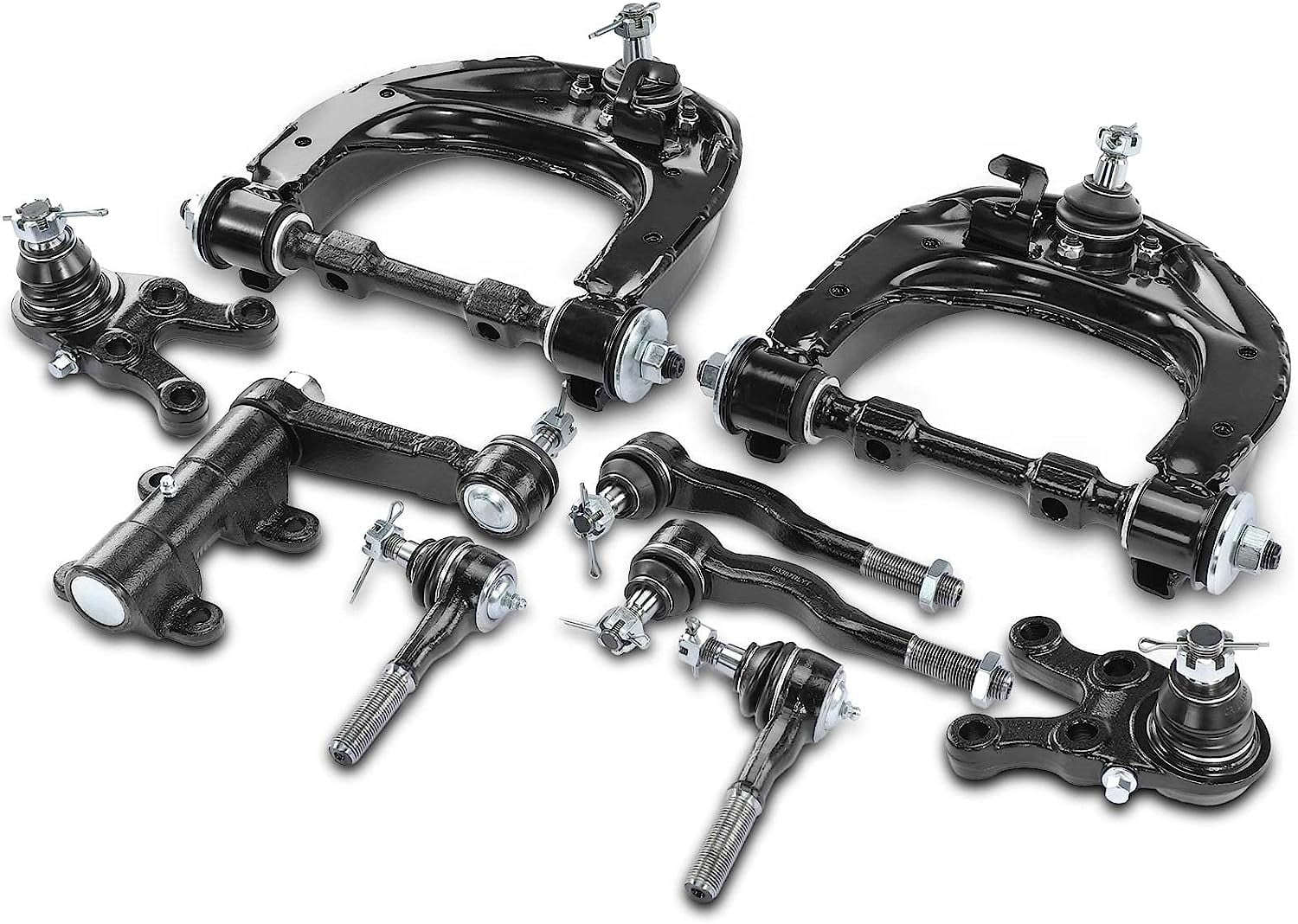 A-Premium Front Suspension Kit Ball Joint Tie Rod End Pitman Arm