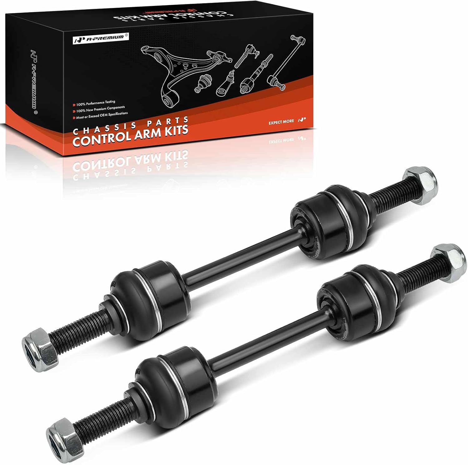 A-Premium Front Sway Bar Link Stabilizer Link Compatible with Ford F-150 F150 2009-2020 F-250 Super Duty F-350 Super Duty 2010-2019 4WD 2-PC Set