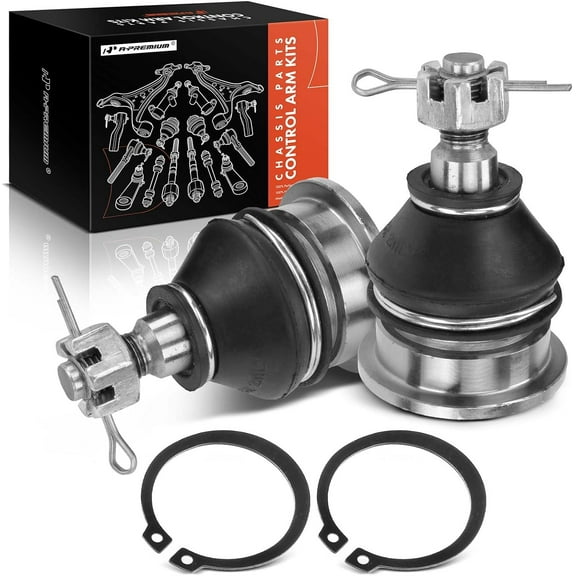 A-Premium Front Upper Ball Joint Kit Compatible with Honda CR-V 1997-2001, Civic, Accord, CRX, Prelude, Accord Crosstour, Civic del Sol & Acura Integra, Legend, CL, RL, TL, TSX 2-PC Set