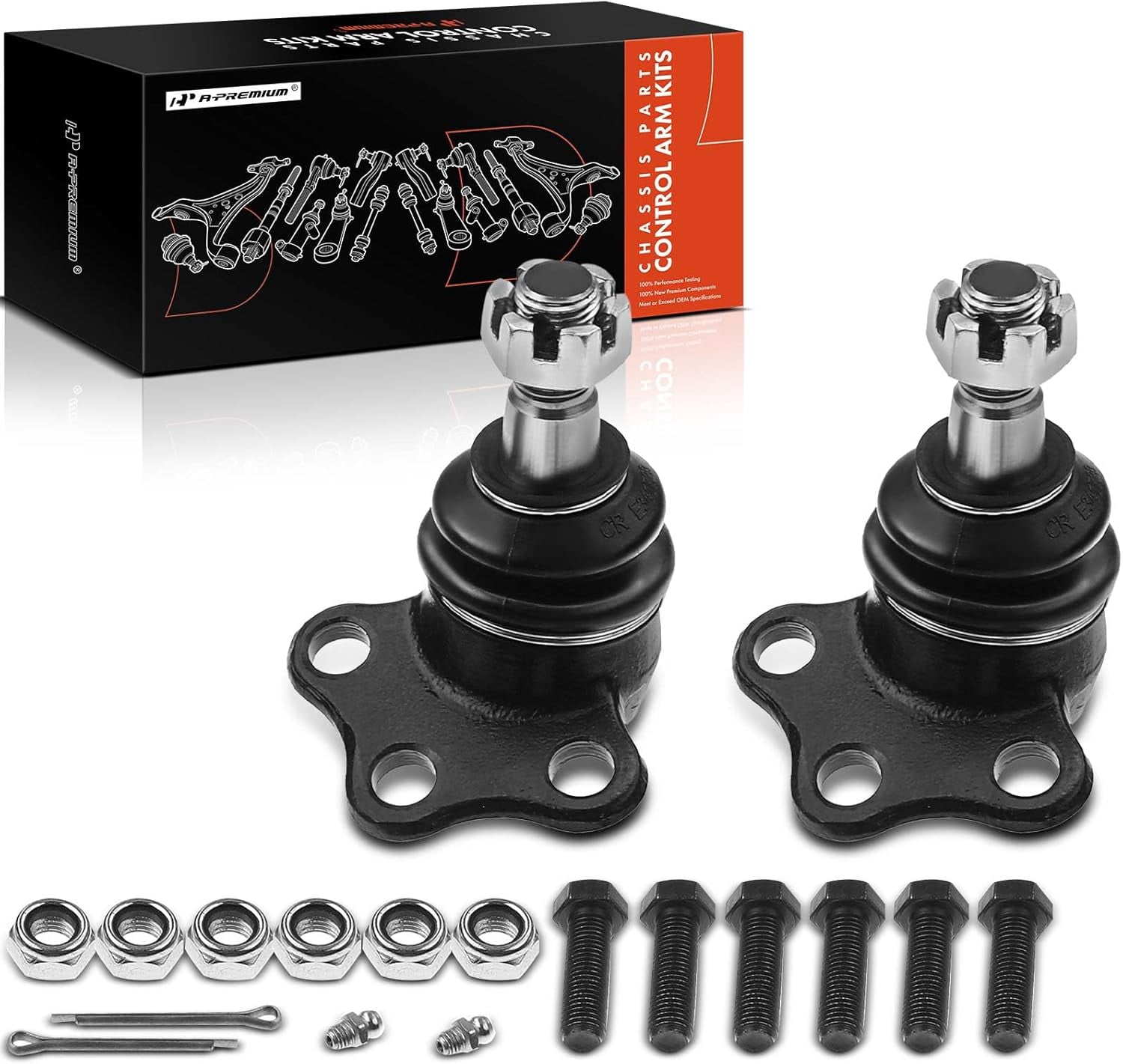 A-Premium Front Upper Ball Joints Set Compatible with Dodge Durango 2000-2003 Dakota 2000-2004 2-PC Set