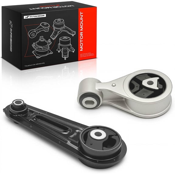 A-Premium Front Lower and Upper Engine Torque Strut Mount Set of 2 Compatible with Nissan Rogue 2008-2013, Rogue Select 2014-2015, Sentra 2007-2012, 2.5L, Replace# 11350ET80A, 11360JD00A