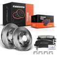 thumbnail image 1 of A-Premium Front Vented Disc Brake Rotors + Ceramic Pads Kit Compatible with Hyundai and Kia Models - Accent, Rio 2012-2017, 6-PC Set, 1 of 8