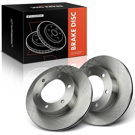 A-Premium Front Vented Disc Brake Rotors Set Compatible with Toyota Tacoma 1995-2004, 4Runner 1996-2002 2-PC Set