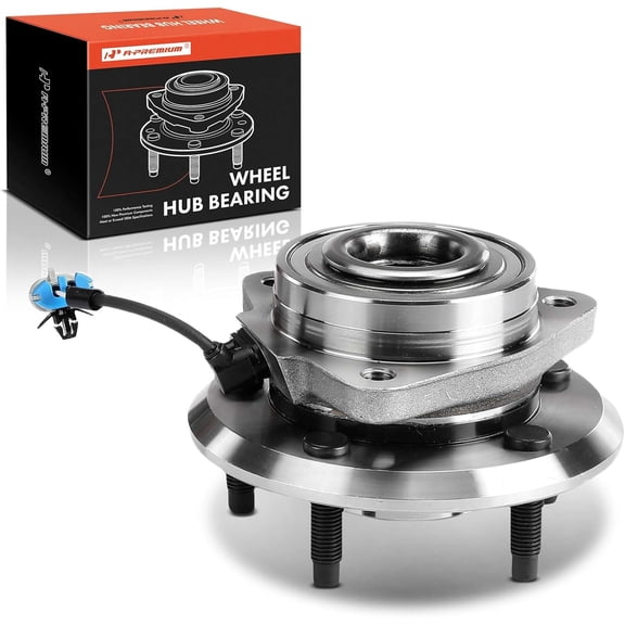 A-Premium Front Wheel Bearing and Hub Assembly with ABS & 5-Lug Compatible with Chevrolet Equinox 2007-2009, Captiva Sport 2012-2015 & Pontiac Torrent 2007-2009 & Saturn Vue 2008-2010, XL-7 2007-2009