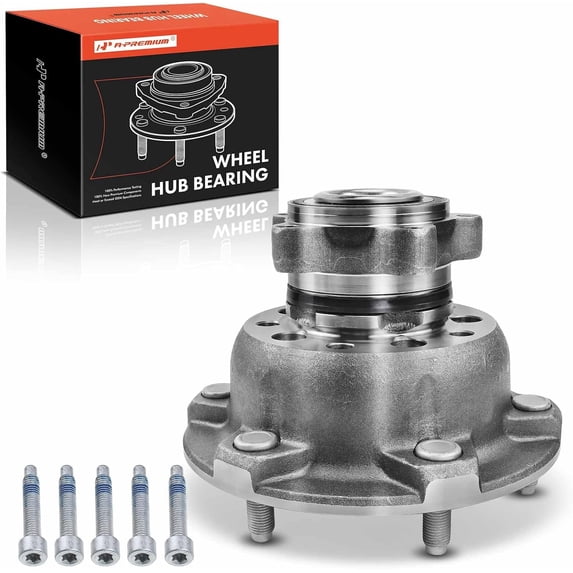 A-Premium Front Wheel Bearing Hub Assembly Compatible with Ford Transit-350 2015-2017 Transit-350 HD 2015-2018 Transit-250 2015 w/ABS 6-Lug
