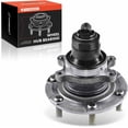 thumbnail image 1 of A-Premium Front Wheel Bearings and Hub Assembly Compatible with Honda Passport 2002 & Isuzu Axiom 2002-2004, Rodeo 2002-2004, Rodeo Sport 2002-2003, RWD, w/ABS 6-Lug, Replace # 513165, 1 of 9