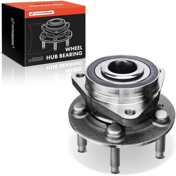 A-Premium Front Wheel Bearings and Hub Assembly Compatible with Chevrolet Bolt EV 2017-2018, Volt 2016-2019, w/5-Lug, Replace # 513403