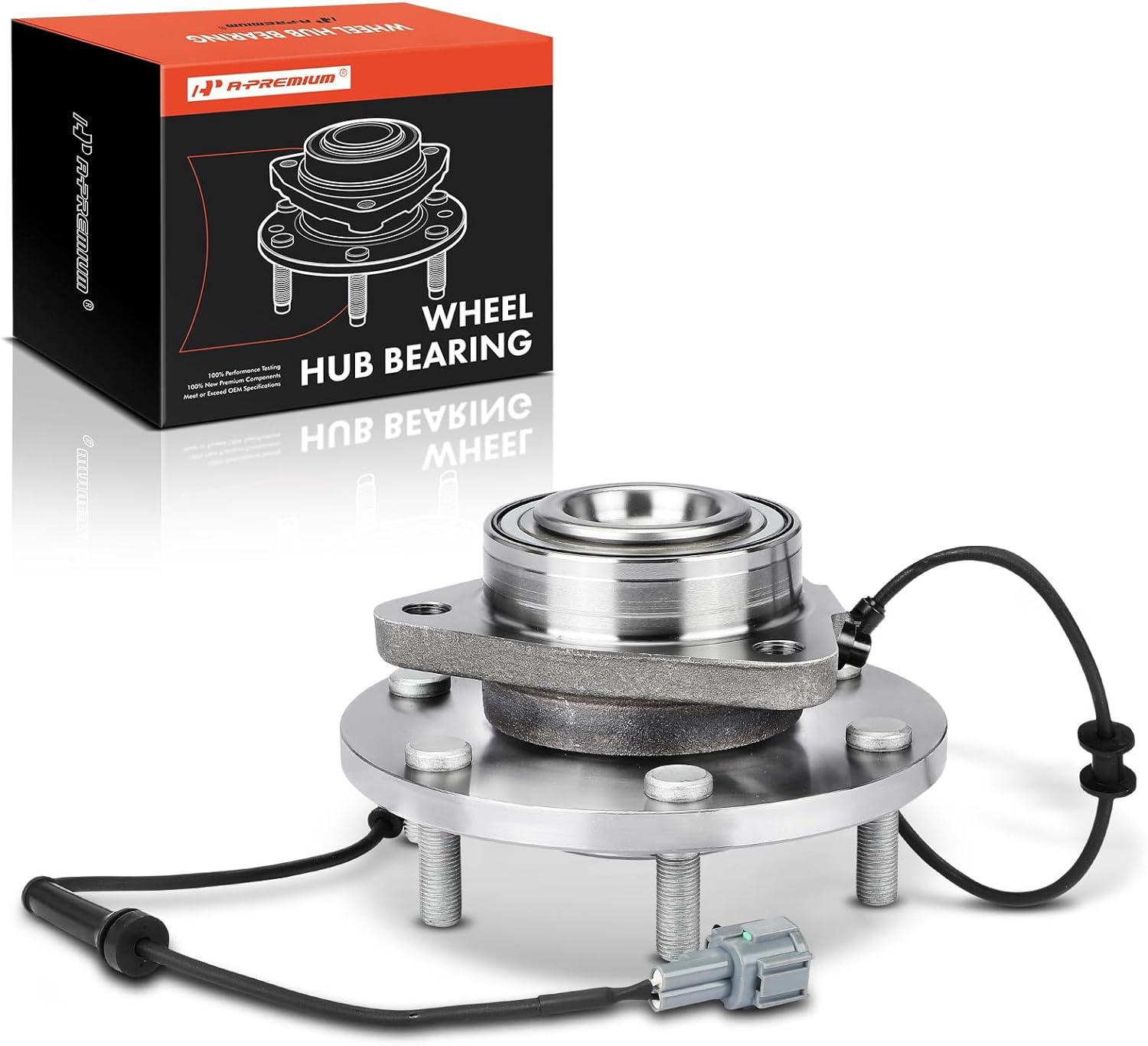 A-Premium Front Wheel Hub and Bearing Assembly 6 Lugs with ABS ...
