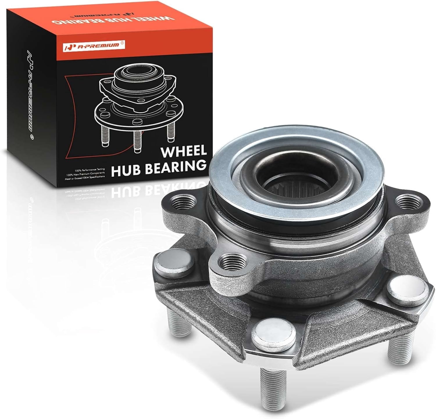 A-Premium Front Wheel Hub Bearing Assembly Compatible with Nissan ...