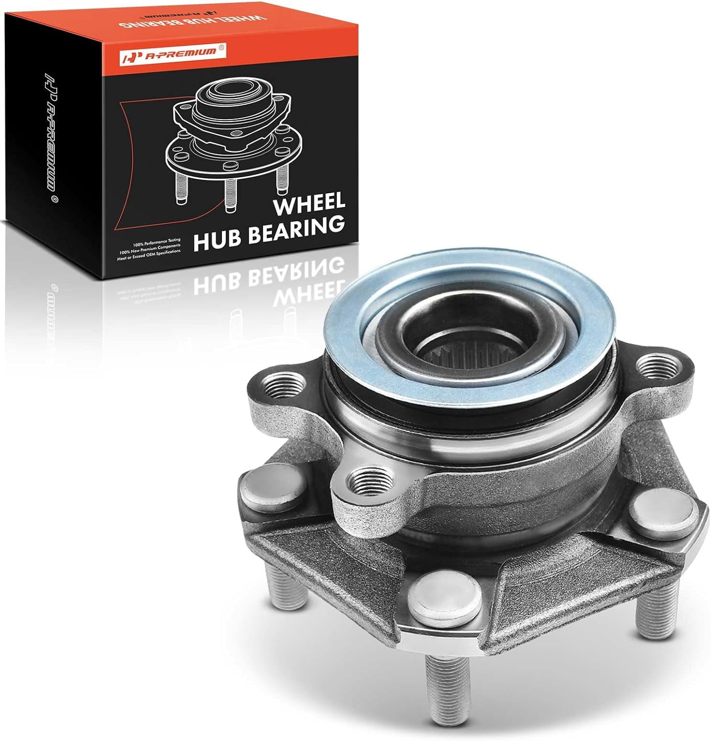 A-Premium Front Wheel Hub Bearing Assembly Compatible with Nissan Sentra NV200 2013-2019 Leaf 2013-2017 Chevrolet City Express 2015-2018 Left or Right