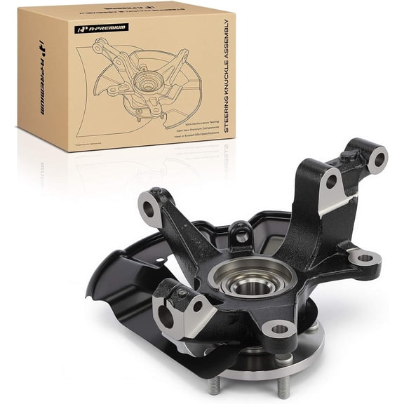A-Premium Front Left Steering Knuckle & Wheel Bearing Hub Assembly Compatible with Mazda CX-7 2007-2012, CX-9 2007-2015, Driver Side