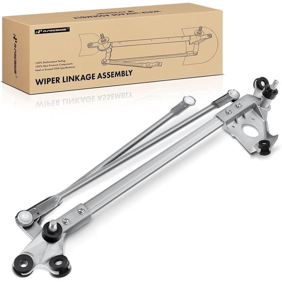 A-Premium Front Windshield Wiper Transmission Linkage Assembly Compatible with Honda Vehicles - Civic 1996 1997 1998 1999 2000, Sedan, Without Wiper Motor - Replace# 76530S04G01