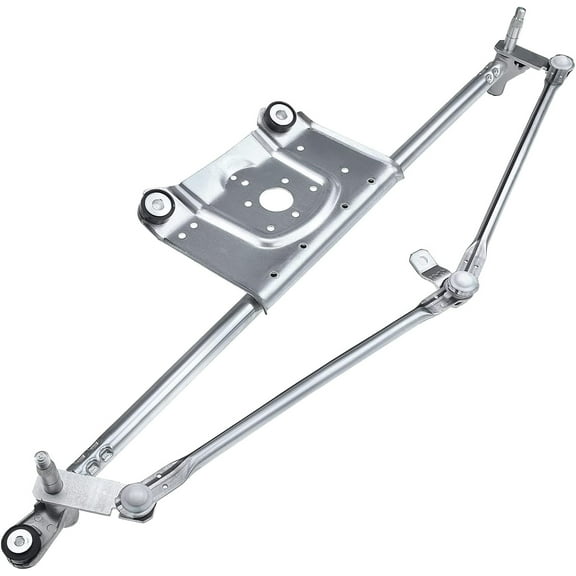 A-Premium Front Windshield Wiper Transmission Linkage Assembly Compatible with Jeep Vehicles - Grand Cherokee 1999-2004, 4.0L/4.7L, Sport Utility, Without Wiper Motor - Replace# 55155092AE, 55155649