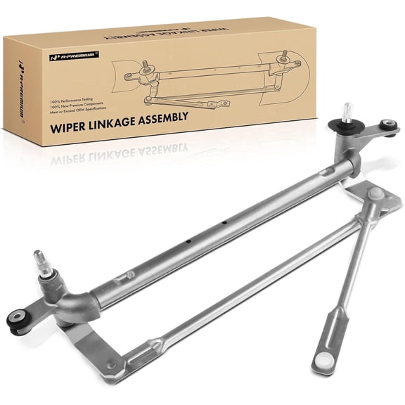 A-Premium Front Windshield Wiper Transmission Linkage Assembly Compatible with Cadillac SRX 2010 2011 2012 2013 2014 2015 2016, Sport Utility