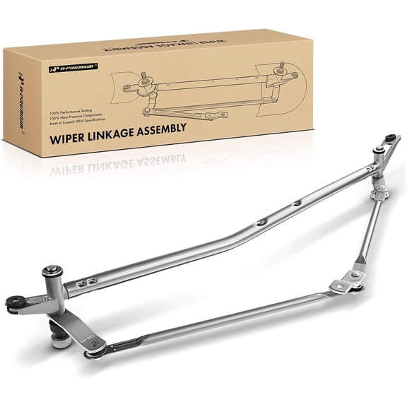 A-Premium Front Windshield Wiper Transmission Linkage Assembly Compatible with Dodge Vehicles - Ram 150025003500, 4500, 5500