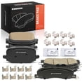 thumbnail image 1 of A-Premium Front and Rear Ceramic Disc Brake Pads Set Compatible with Ford Models - Explorer 2020 2021 2022 2023, 8 Pcs, 1 of 5