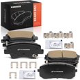 thumbnail image 1 of A-Premium Front and Rear Ceramic Disc Brake Pads Set Compatible with Hyundai Models - Elantra 2021 2022 2023 2024, 8 Pcs, 1 of 5