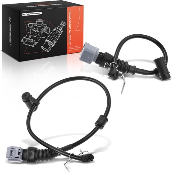 A-Premium Front and Rear Disc Brake Pad Wear Sensors Compatible with Lexus LS430 2001-2006, V8 4.3L, 2-PC Set