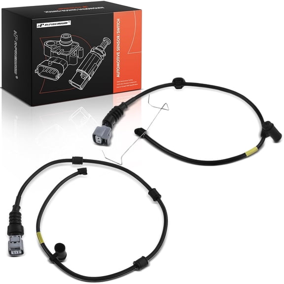A-Premium Front and Rear Disc Brake Pad Wear Sensors Compatible with Lexus LS460 2007-2017, LS600h 2008-2016, V8 4.6L, V8 5.0L, 2-PC Set