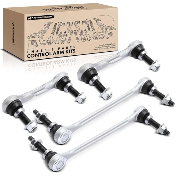 A-Premium Front and Rear Sway Bar Link Stabilizer Link Kit Compatible with Ford Mustang 2015 2016 2017 2018 2019 4-PC Set