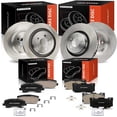 thumbnail image 1 of A-Premium Front and Rear Vented Disc Brake Rotors + Ceramic Pads Kit Compatible with Select Ford Models - Mustang 2015-2020, 12-PC Set, 1 of 9
