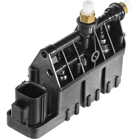 A-Premium Front or Rear Air Suspension Solenoid Valve Block Compatible with Land Rover Range Rover Sport 2006-2013, LR3 2005-2009, LR4 2010-2016, Replace# RVH000095, RVH000055