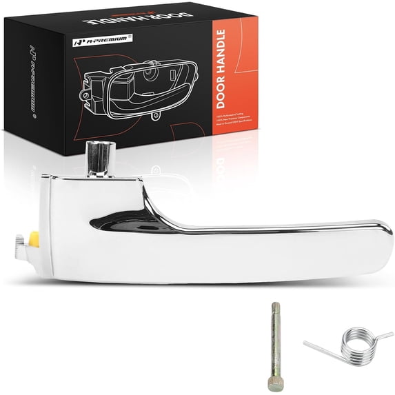 A-Premium Front or Rear Left Driver Side Interior Door Handle Compatible with Jeep KK Series Liberty 2008 2009 2010 2011 2012, Chrome