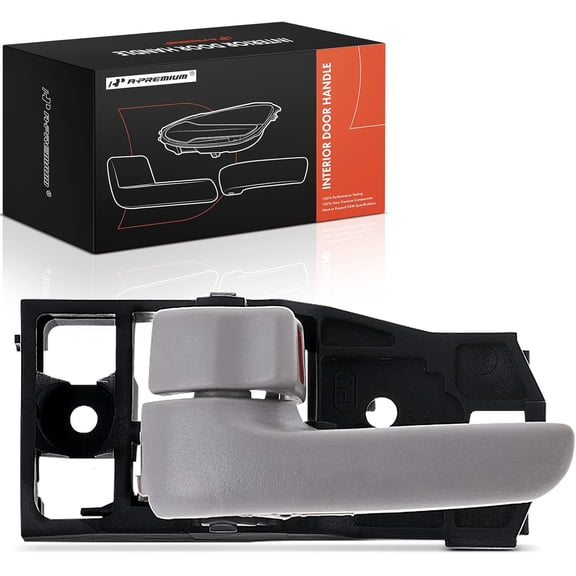 A-Premium Front or Rear Left Driver Side Interior Door Handle Compatible with Toyota Highlander 2001 2002 2003, Gray, Replace# 69206-48020-B0