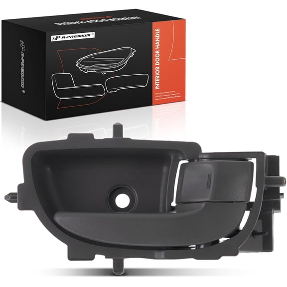 A-Premium Front or Rear Right Passenger Side Interior Door Handle Compatible with Toyota Yaris 2007-2013 Sedan, Gray, Replace# 69205-52140-E0