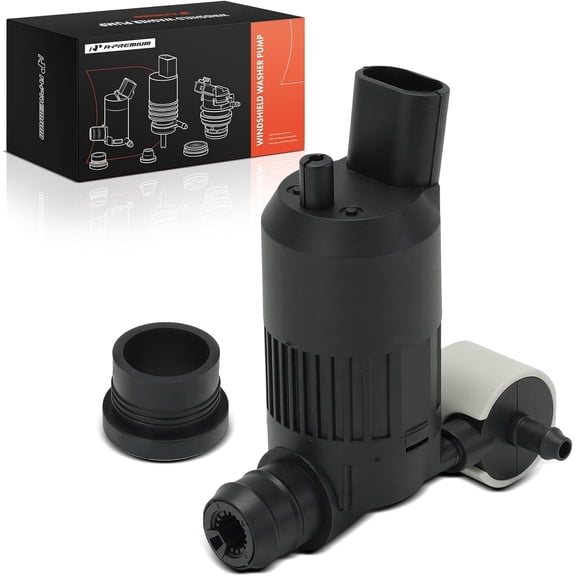A-Premium Front or Rear Windshield Washer Pump Compatible with Nissan Pathfinder 2013-2020 & Infiniti QX60 2014-2018, JX35 2013