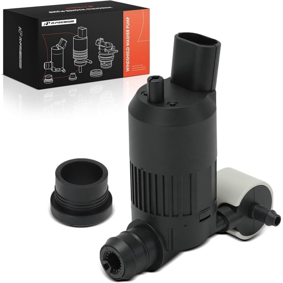 A-Premium Front or Rear Windshield Washer Pump Compatible with Nissan Pathfinder 2013-2020 & Infiniti QX60 2014-2018, JX35 2013