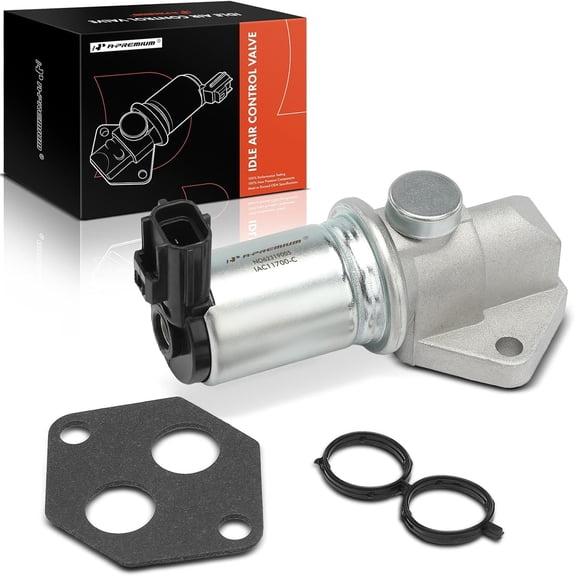 A-Premium Fuel Injection Idle Air Control Valve Compatible with Ford Explorer 1995-1997, Mustang 1999-2001, Ranger 1995-2001, Aerostar & Lincoln Continental, Mark VIII & Mazda B2300, B2500, B3000