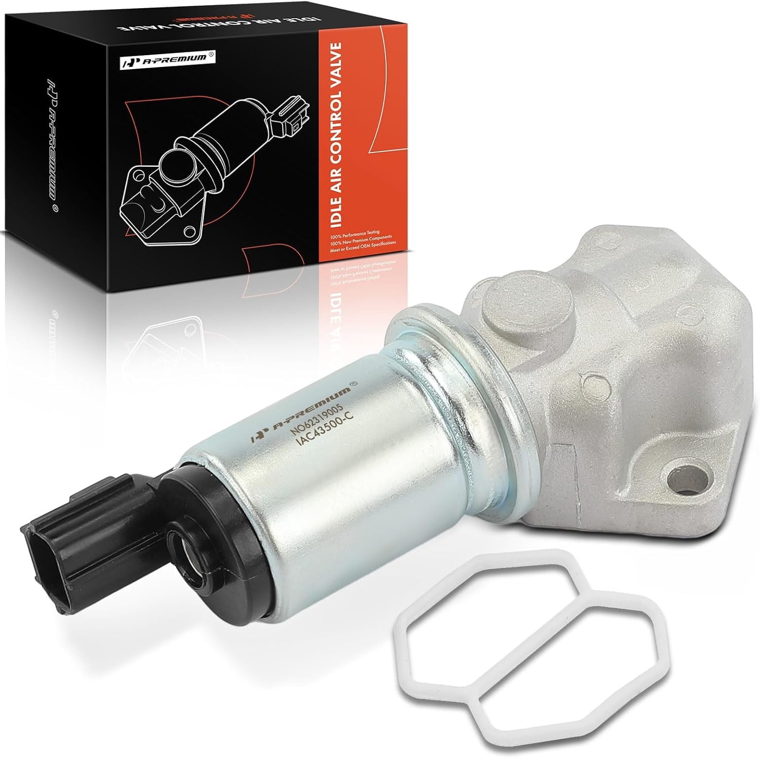 A-Premium Fuel Injection Idle Air Control Valve Compatible with Ford Explorer 1999-2001, Explorer Sport Trac 2001 & Mercury Mountaineer 1999-2001, 4.0L, Replace# XL2Z9F715AA, YU3Z9F715AA