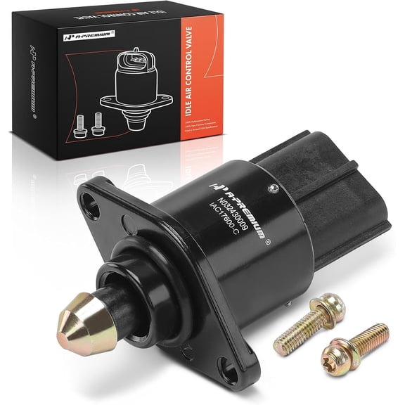 A-Premium Fuel Injection Idle Air Control Valve Compatible with Jeep & Dodge Vehicles - Cherokee 98-01, Grand Cherokee 98-04, TJ 98-04, Wrangler 98-04, Dakota 99-02, Replace# 4874373AB, 53030821